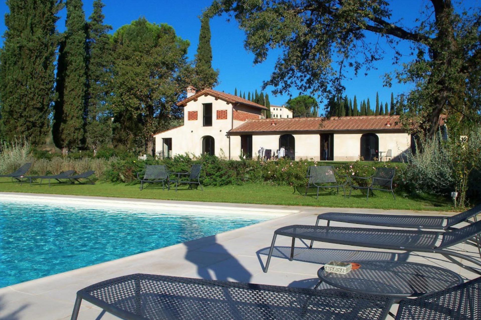 Beautiful wine farm in the Chianti hills, Tuscany