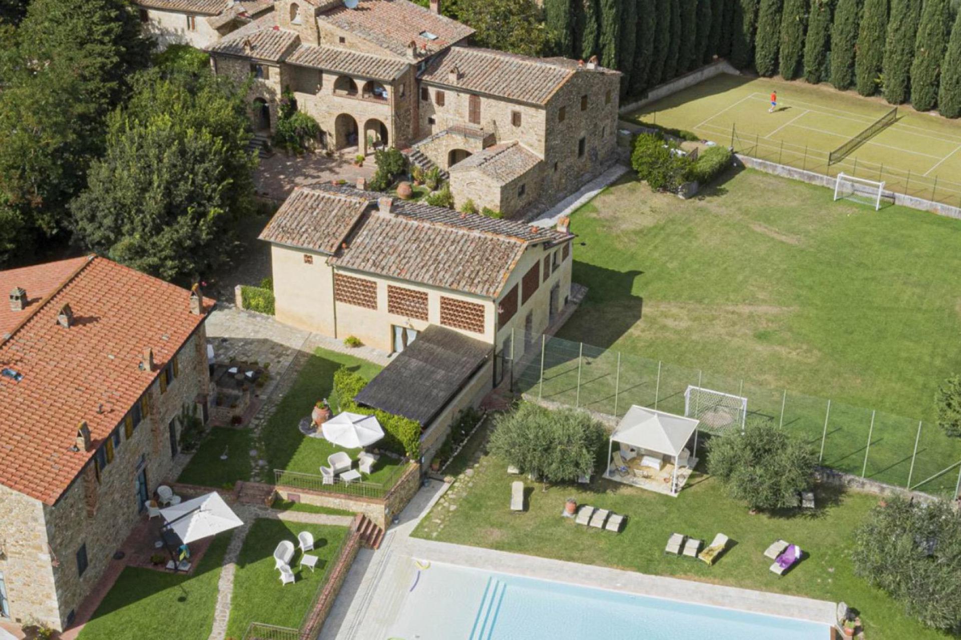 Agriturismi on a vineyard with many sports facilities in Tuscany