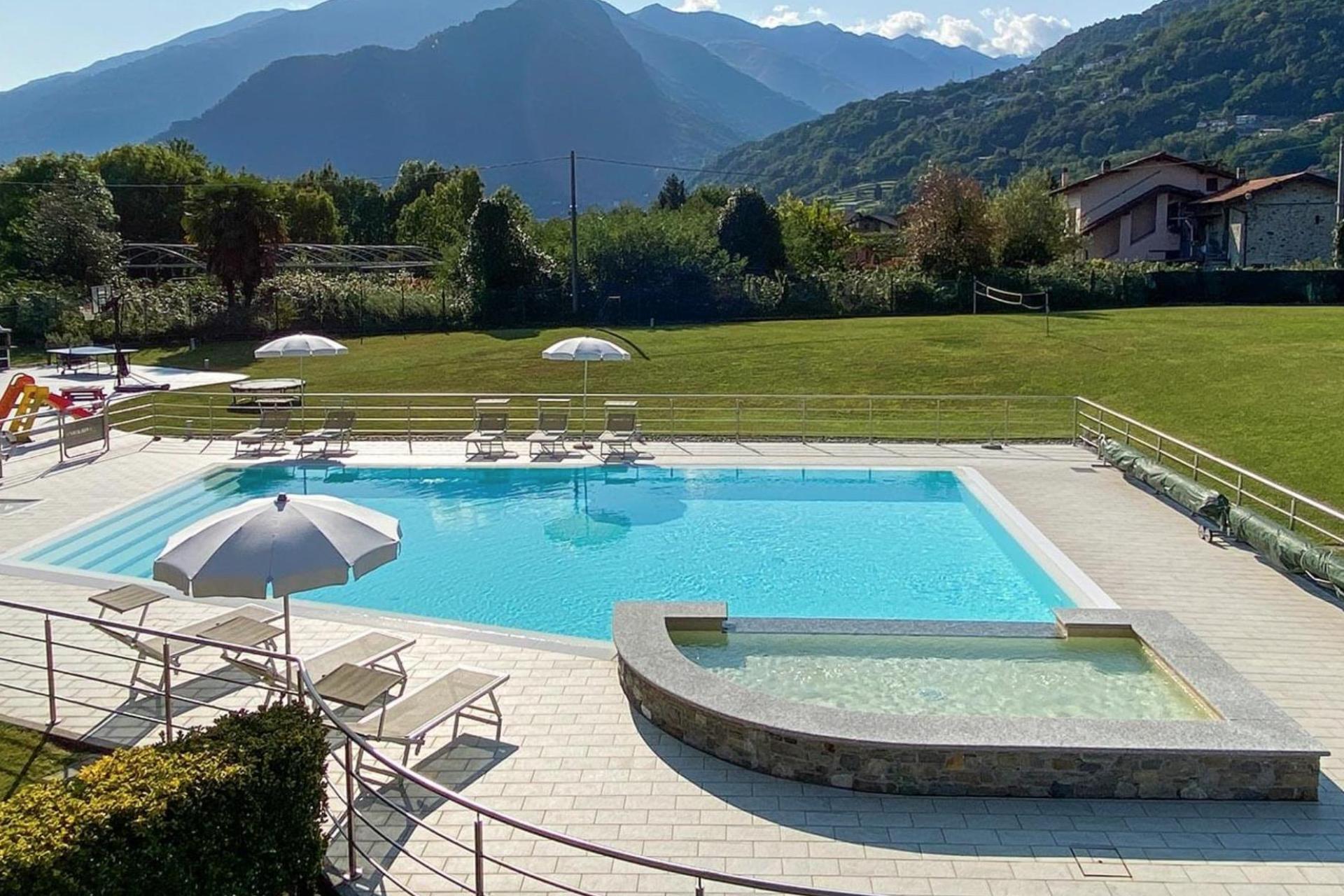 Family residence with large pool and children's pool