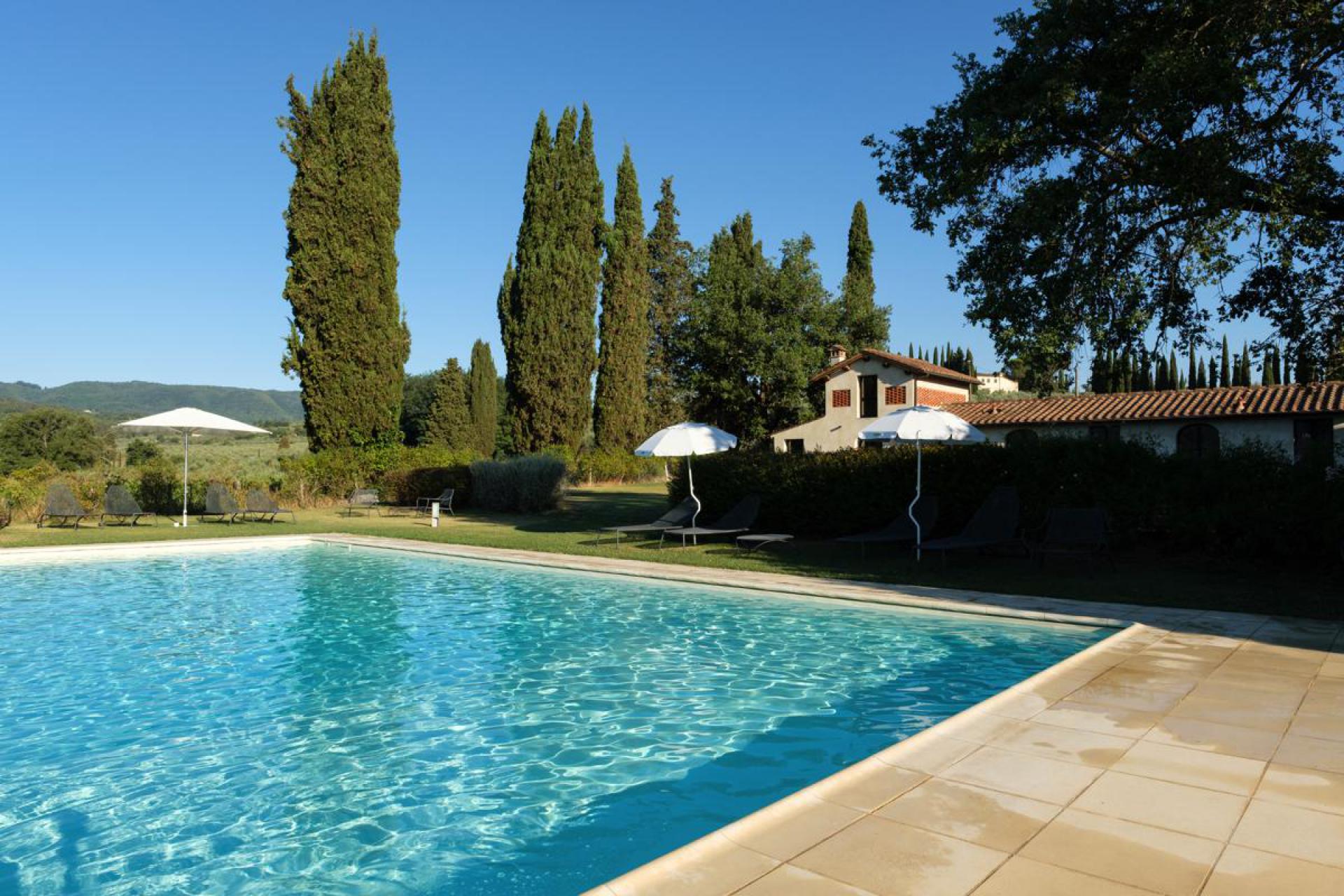 Beautiful wine farm in the Chianti hills, Tuscany